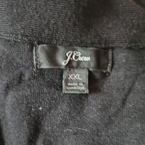 J.Crew Black Top XXL-fits like M-L